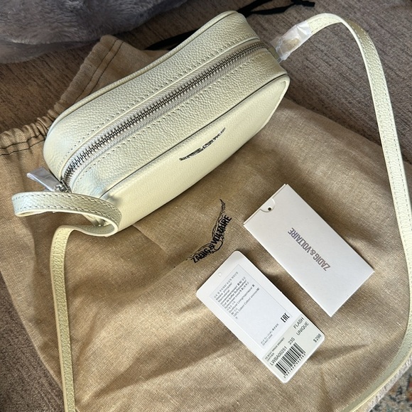 Zadig & VoltaireCrossbody Boxy Wings Leather Shoulder Bag NWT - Picture 6 of 7